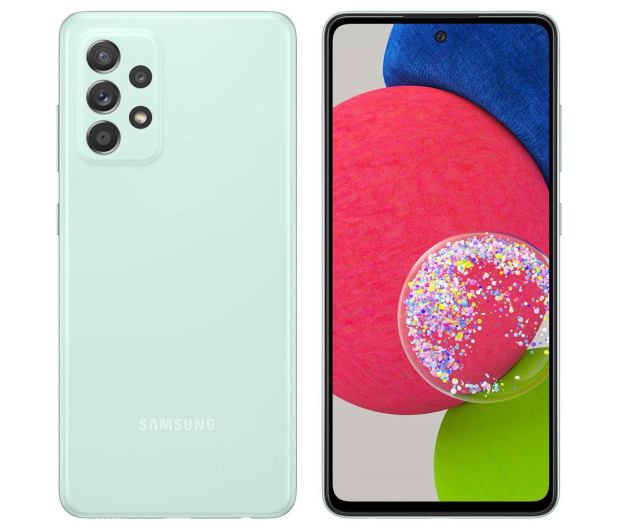 Samsung Galaxy A52s 5G SM-A528B 6/128GB Light Green 120Hz - 676242 - zdjęcie